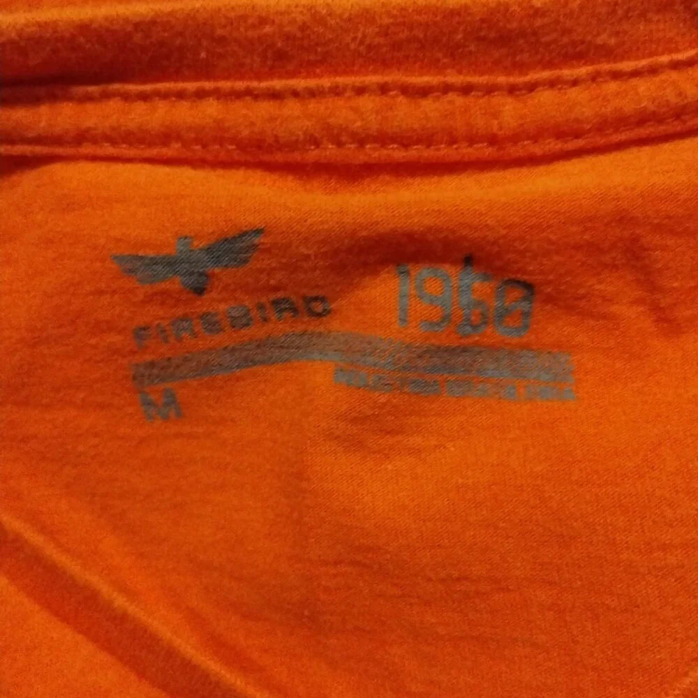 Firebird Mens Classic Vintage Enjoy Your Life Graphic T-Shirt‎ Sz M Short Sleeve